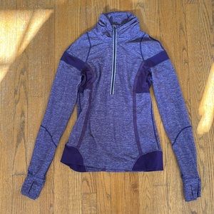Lululemon, zip up jacket, purple, size 8